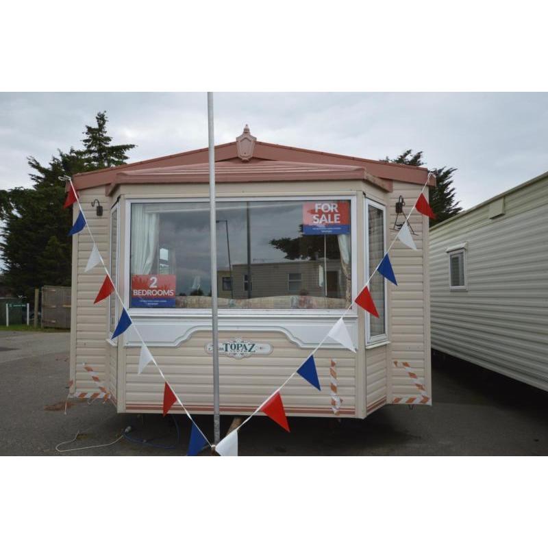 Static Caravan Nr Clacton-On-Sea Essex 2 Bedrooms 6 Berth Atlas Topaz 2002