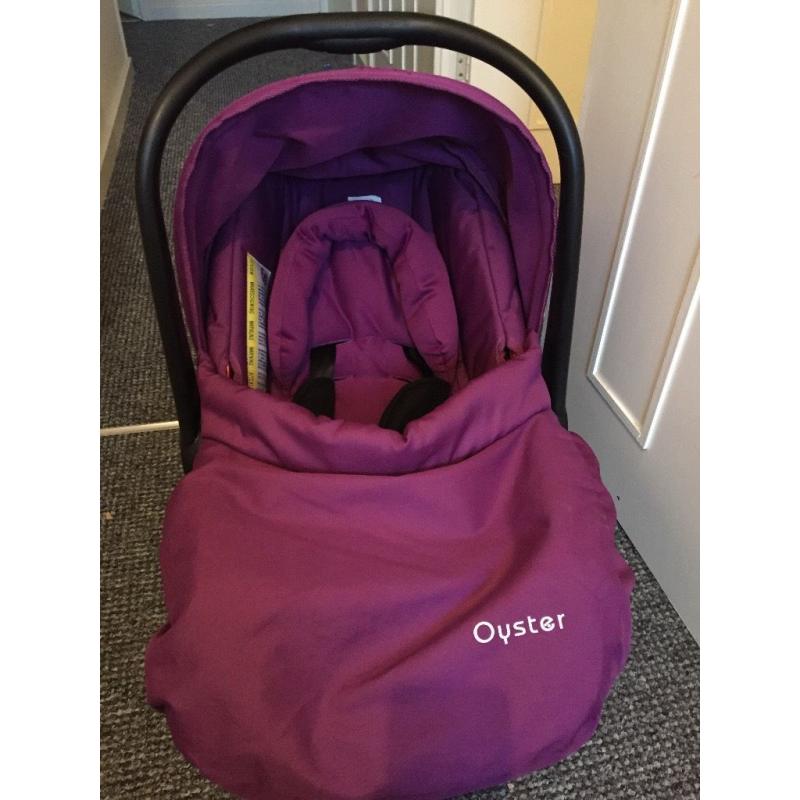 Babystyle oyster car seat 0+ months