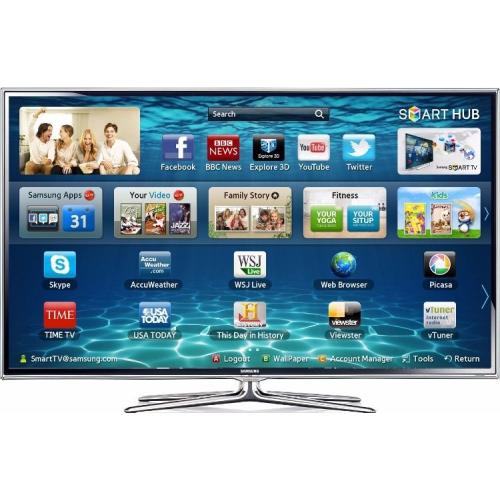 55" Samsung 3D Smart TV not the cheap model - with 7 3D Glasses Hardley used