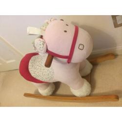 Beautiful Soft padded rocking horse, cute present! Clean non-smoking house