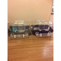 2 hamster cages for sale