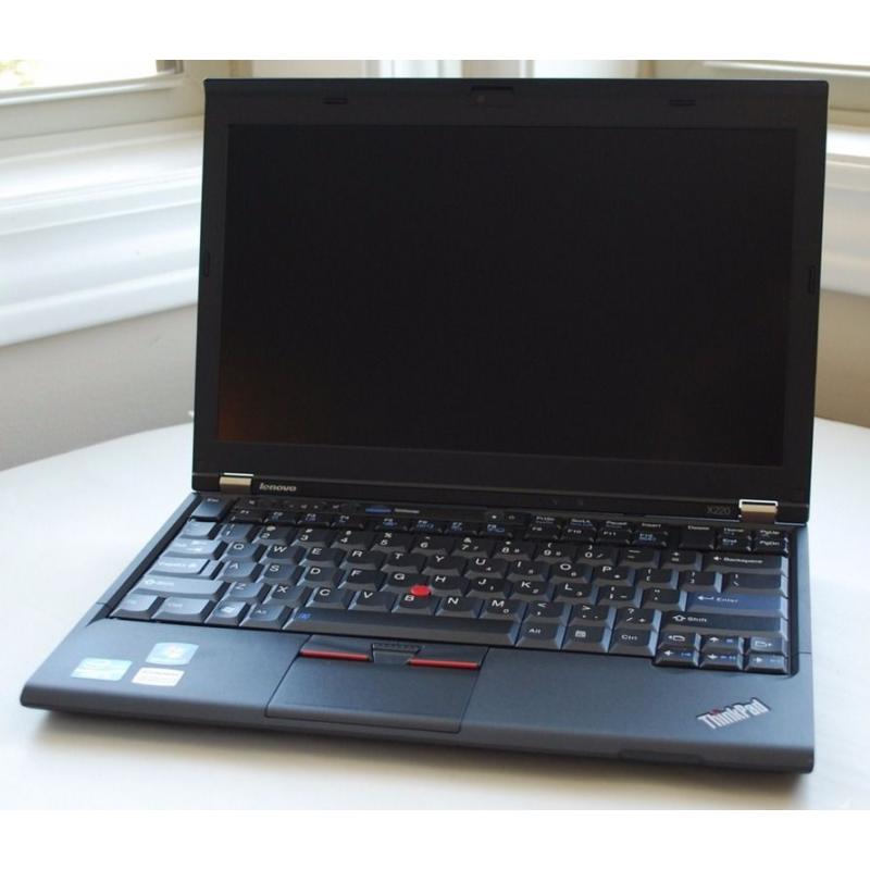 Lenovo IBM Thinkpad X220 laptop Intel 4x 2.6ghz Quad Core i5-2nd gen processor