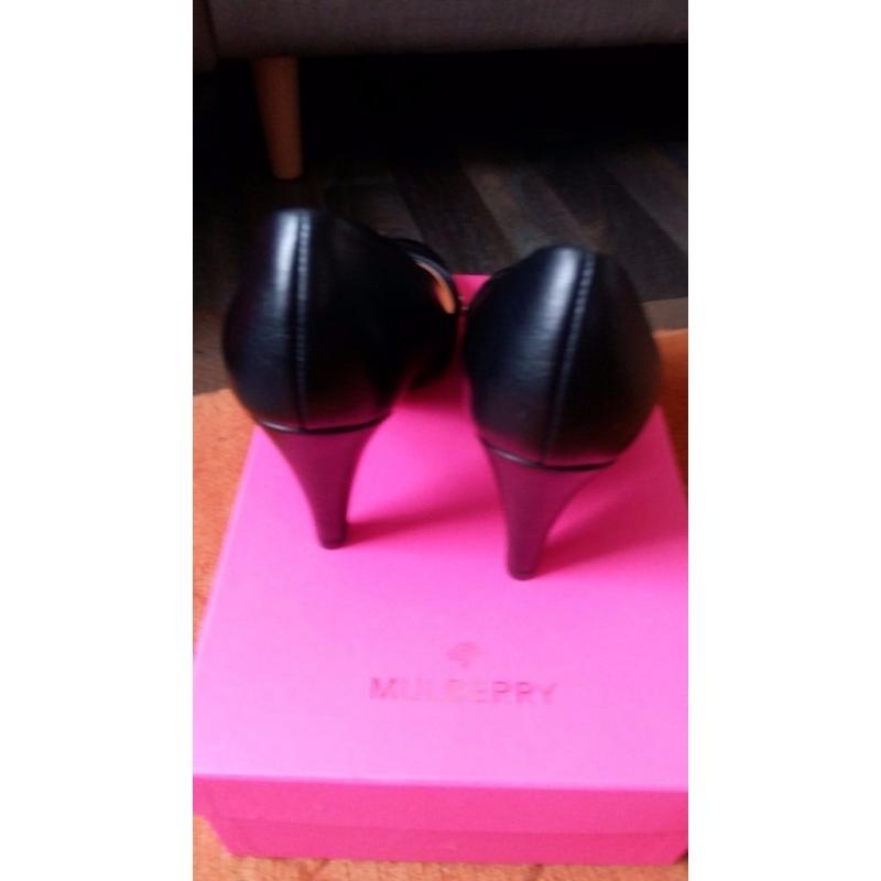 Brand new Mulberry mid heel pumps