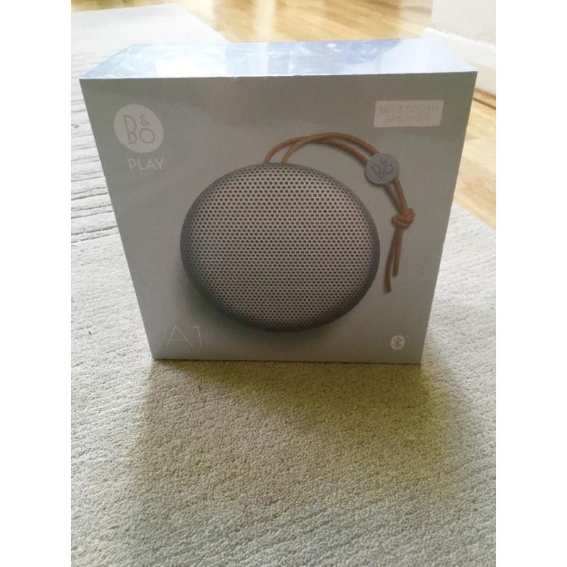 B&O Play by Bang & Olufsen Beoplay A1 Portable Bluetooth Speaker, Silver