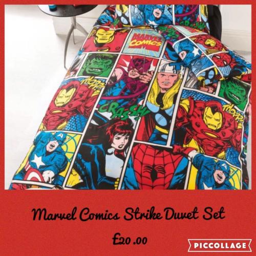 Marvel Comics Strike Duvet Set