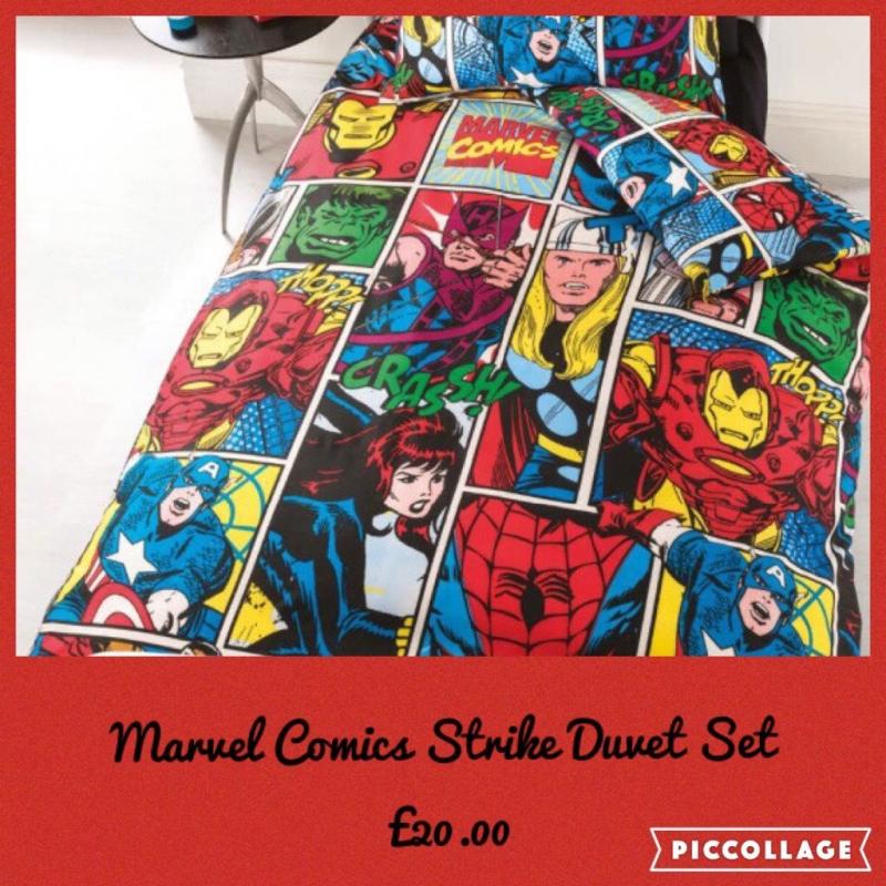 Marvel Comics Strike Duvet Set