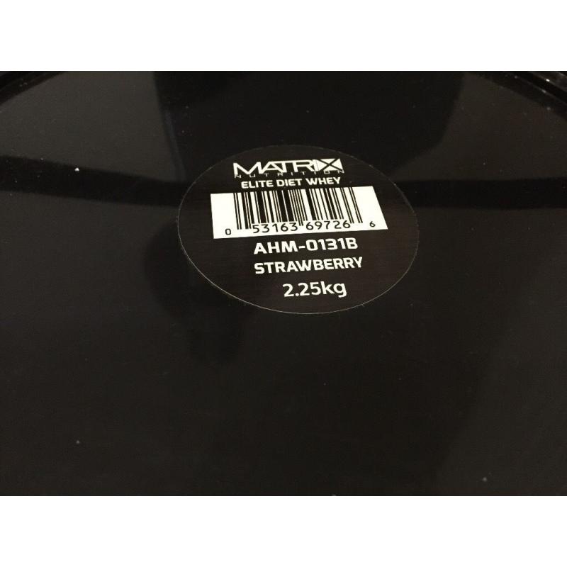 Matrix 2.25kg strawberry diet whey