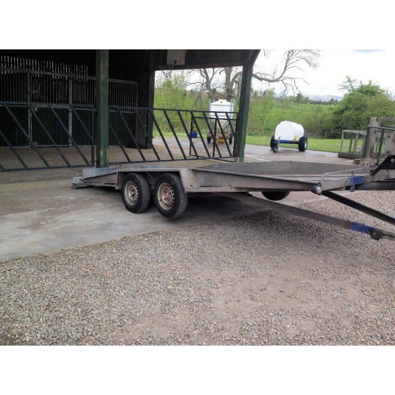 Tilt Bed Car/Plant Transporter Trailer (Bateson) 16x 6.2 with 2000kgs Winch
