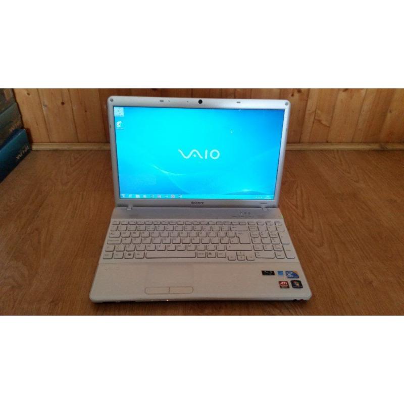 sony vaio vpceb2c5e windows 7 64 bit 300g hard drive 4g memory webcam wifi dvd drive intel core i5