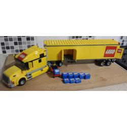 Yellow lego lorry