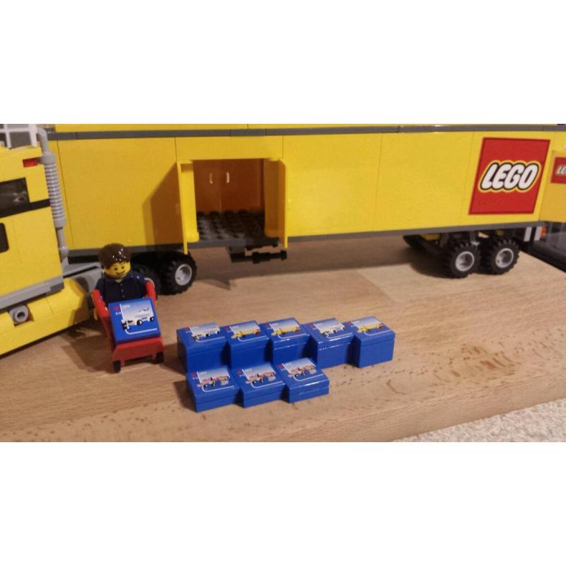 Yellow lego lorry