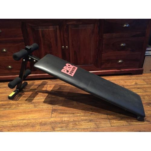 Pro Power Folding Sit Up Exercise Bench