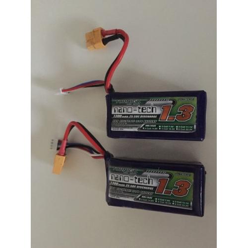 Turnigy Nano-Tech 1300mah 3S LiPo Batteries