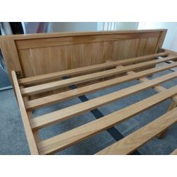 Oakdale 5ft king size bed. 100% Natural Oak
