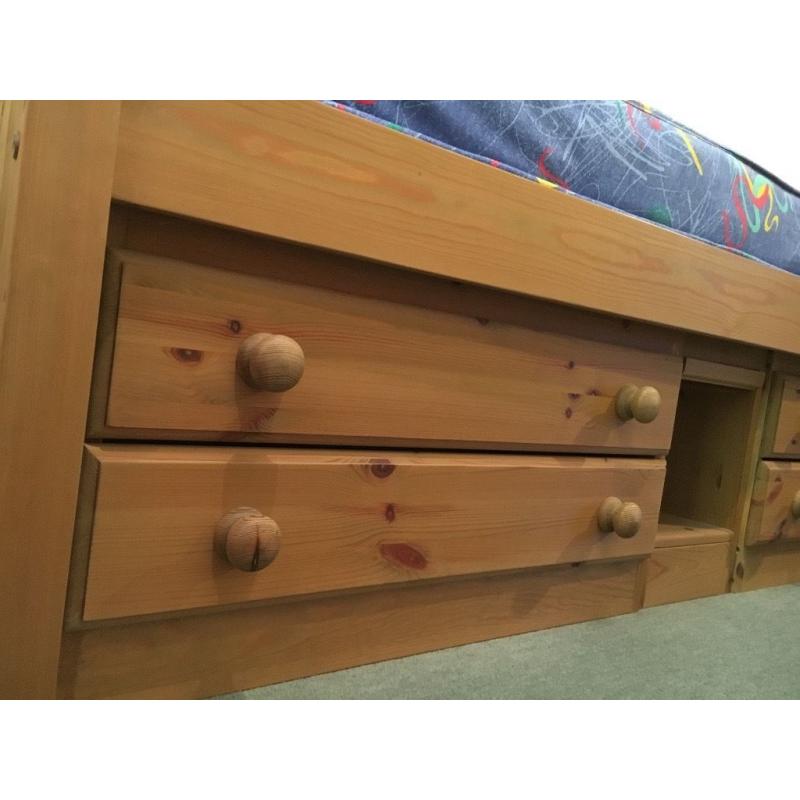 SINGLE BED WITH STORAGE