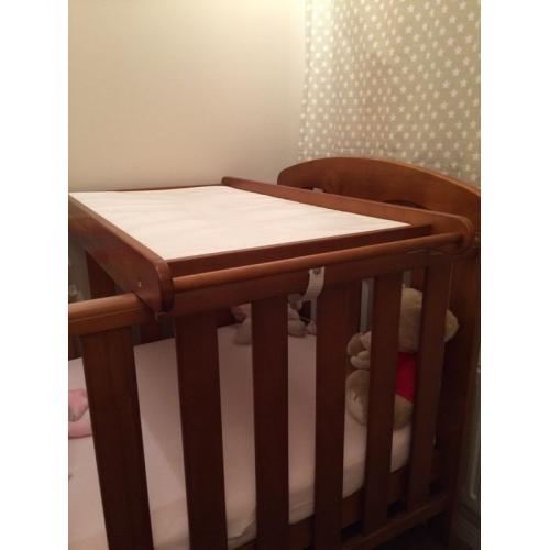 John Lewis Cot Top Changer, Darkwood