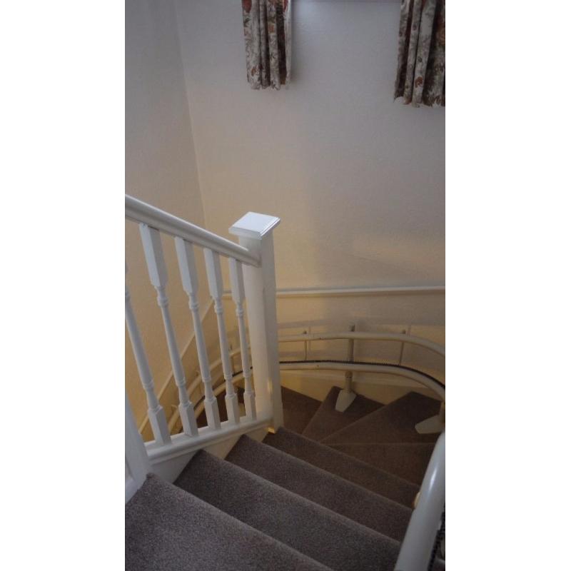 Stannah 260 curved stair lift