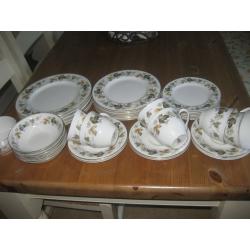 Royal Doulton Larchmont part dinner /tea service - 37 pieces