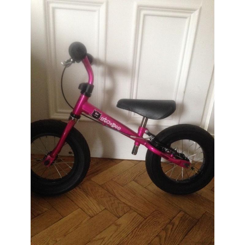 Stompee Balance Bike - Pink