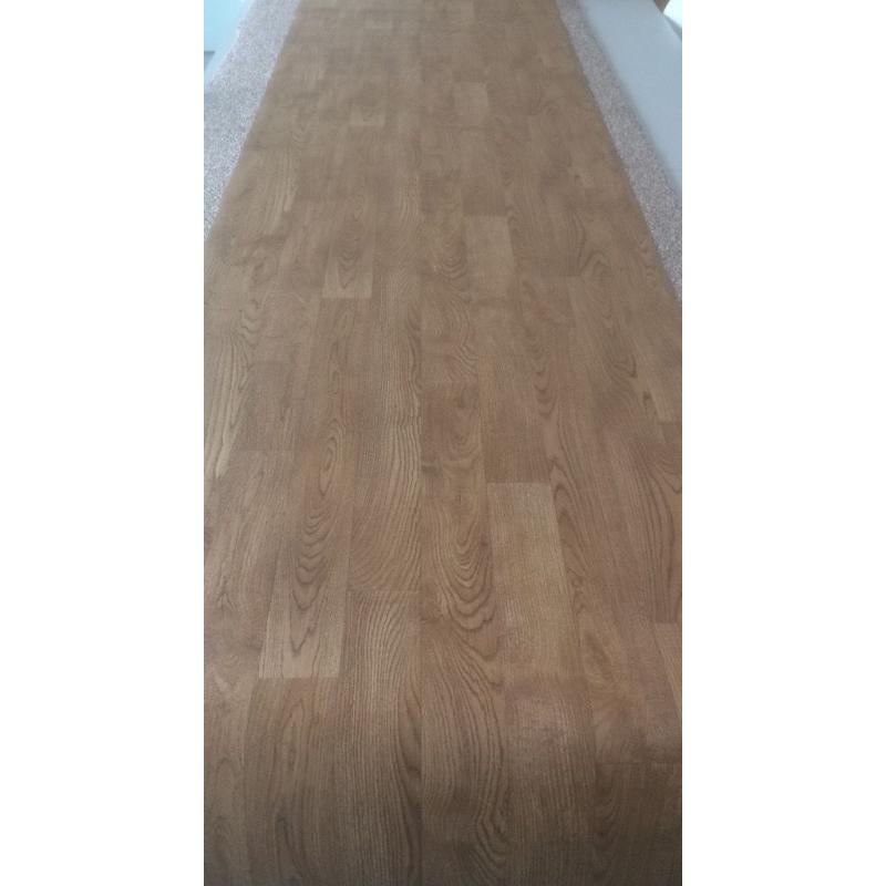 Linoleum wood effect brand new 2 offcuts