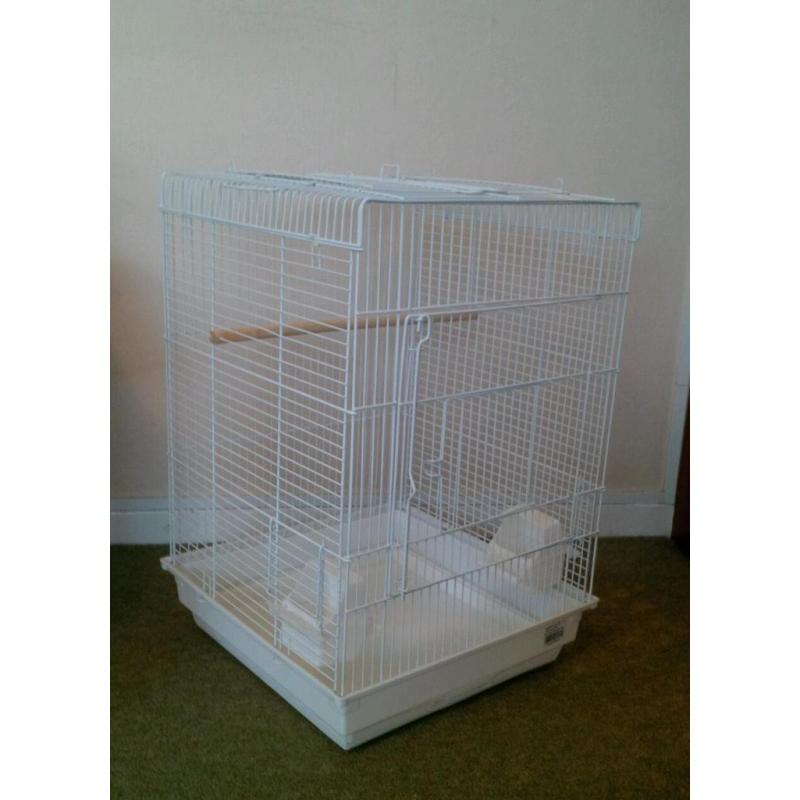 White Bird Cage For Sale - As New