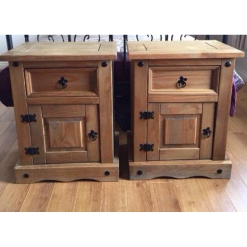 Pine Bedside Units - Matching - Can Deliver