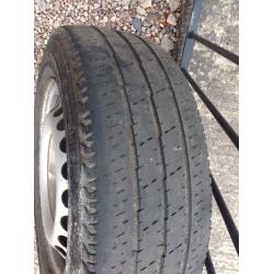 VW T5 steel wheels with part worn tyres 205/65 R16C