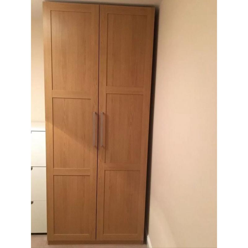 IKEA oak wardrobe