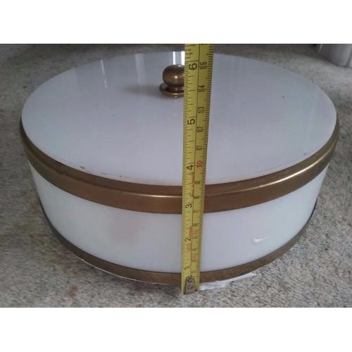 Unique Perspex lights with brass fittings and trim - 24 units