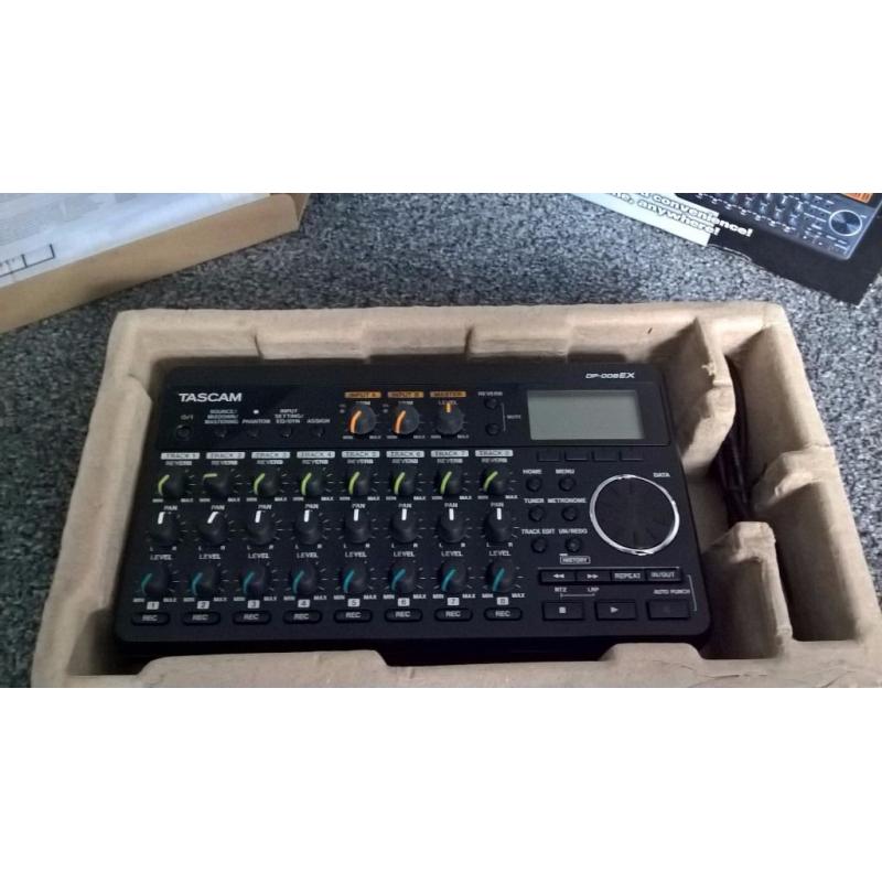 tascam dp 008ex multitrack recorder