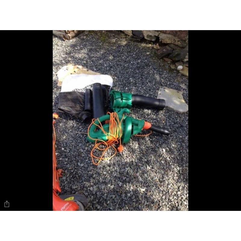 Black and decker leaf blower and flymo strimmer for sale