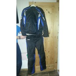 Motorbike jacket and trousers