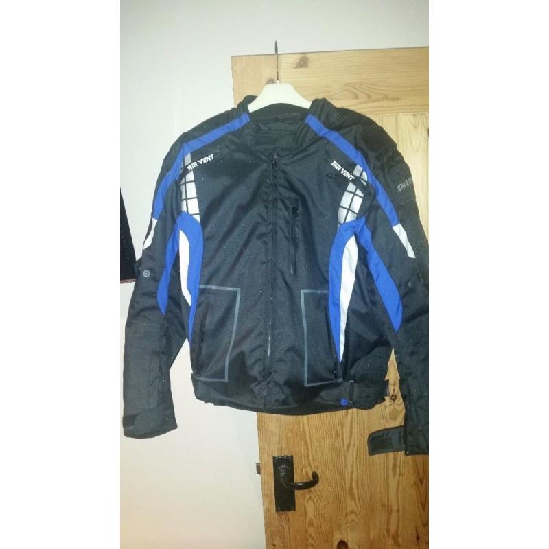 Motorbike jacket and trousers