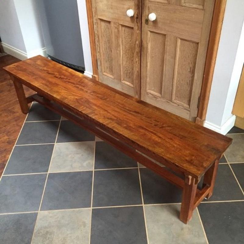 Large sturdy dining bench