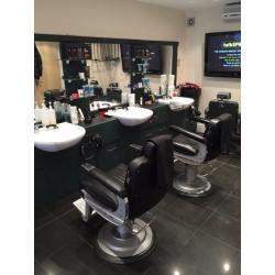 Fully equipped barbers shop for rent