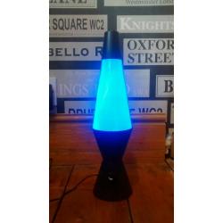 Blue lightning lamp