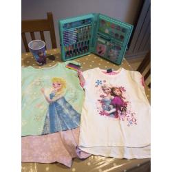 Selection of Disney Frozen things age 7-8