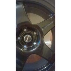 4x 17inch dynamics alloys & tyres