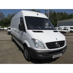 Mercedes-Benz Sprinter 313 CDi LWB High Roof 3.5T Van DIESEL MANUAL WHITE (2013)