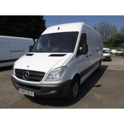 Mercedes-Benz Sprinter 313 CDi LWB High Roof 3.5T Van DIESEL MANUAL WHITE (2013)