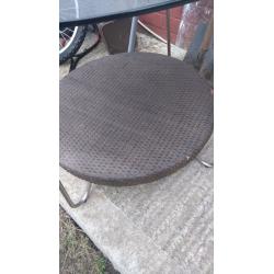 Unusual table patio or inside