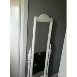 Shabby Chic Free Standing Mirror