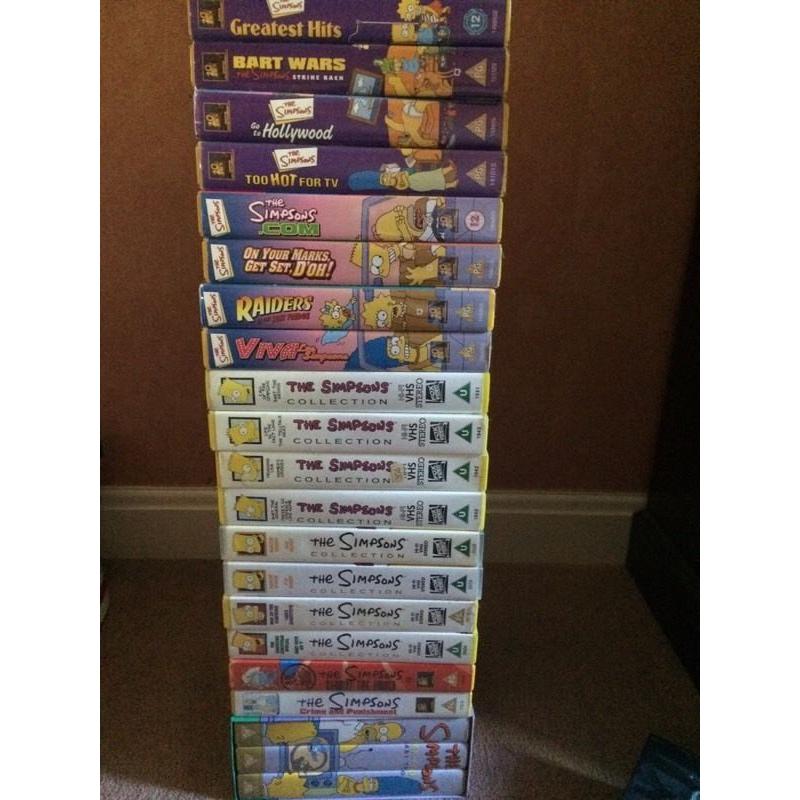 Simpsons VHS