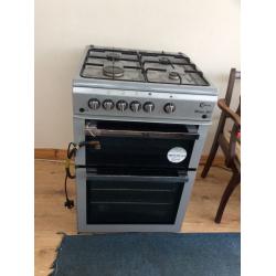 Free standing gas cooker colour grey excellent condition