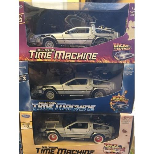3 back to the future cars