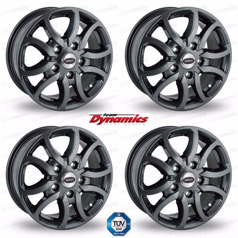 Brand New Set of 4 16" Team Dynamics Scorpion brand new, Fiat ducato Motorhome Van wheels