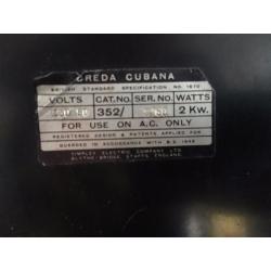 Large Vintage / Retro Electric Fire - Creda Retro Fire - Full Working Order - Electric Fire