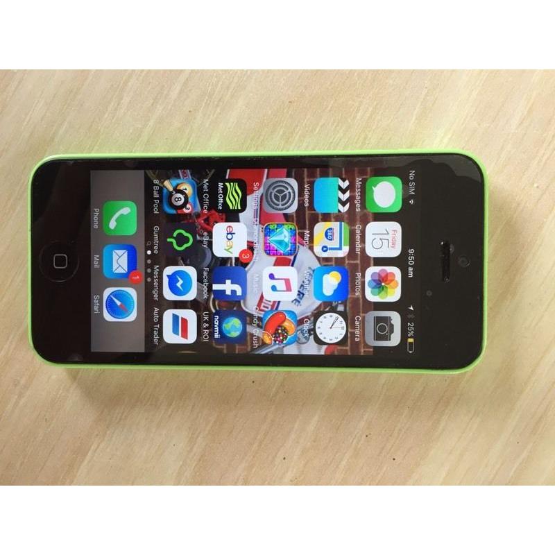 iPhone 5c like new always have screen protector an case so like new on 02