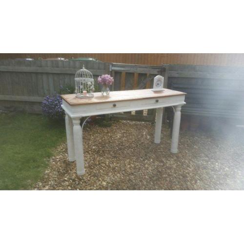 Elegant solid wood console / dressing table