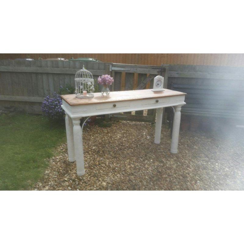 Elegant solid wood console / dressing table